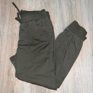 Olive green joggers